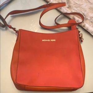 Orange Michael Kors Crossbody